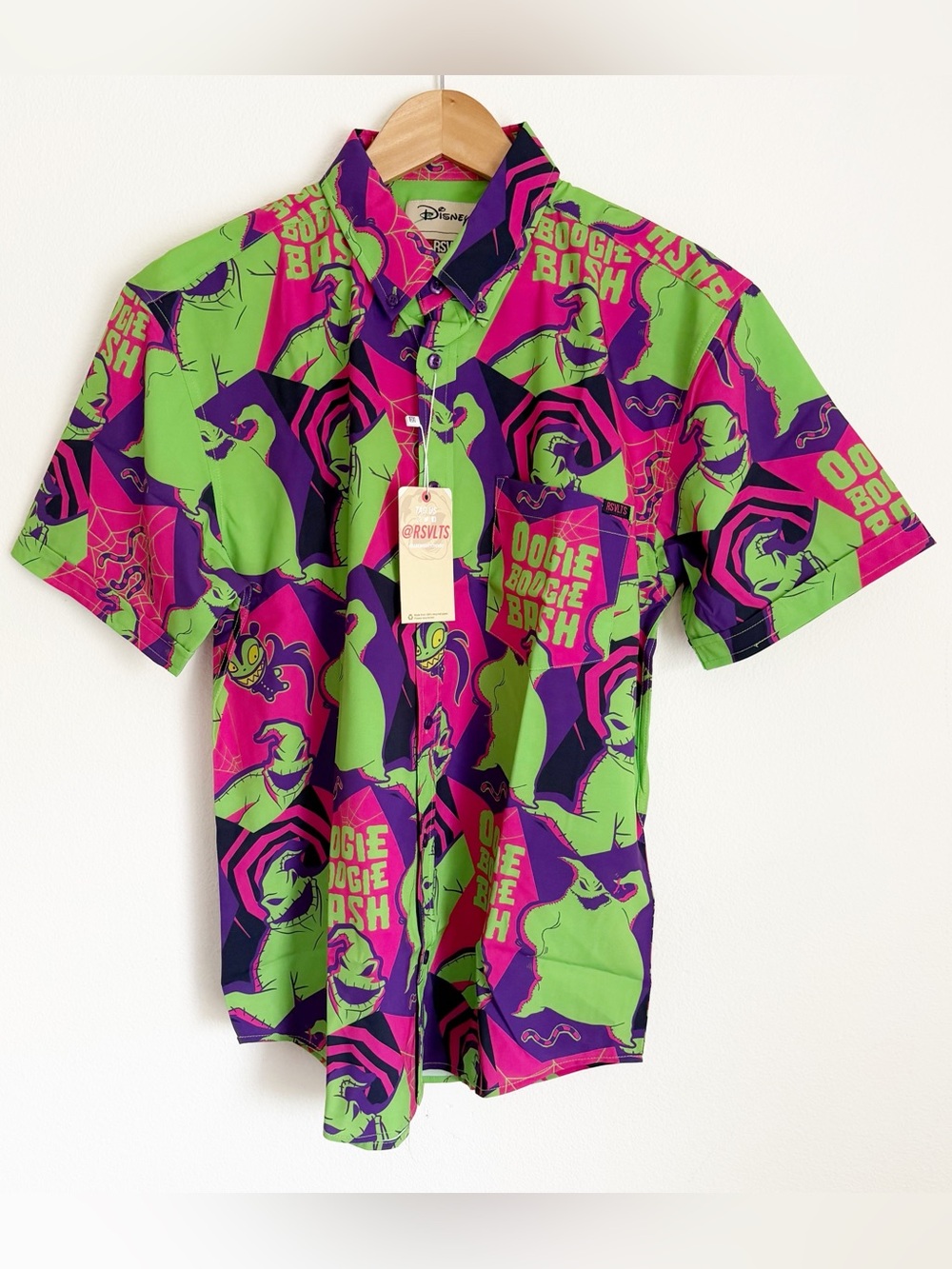 RSVLTS Disney California Adventure Oogie Boogie Bash Holiday Bright M New Tags